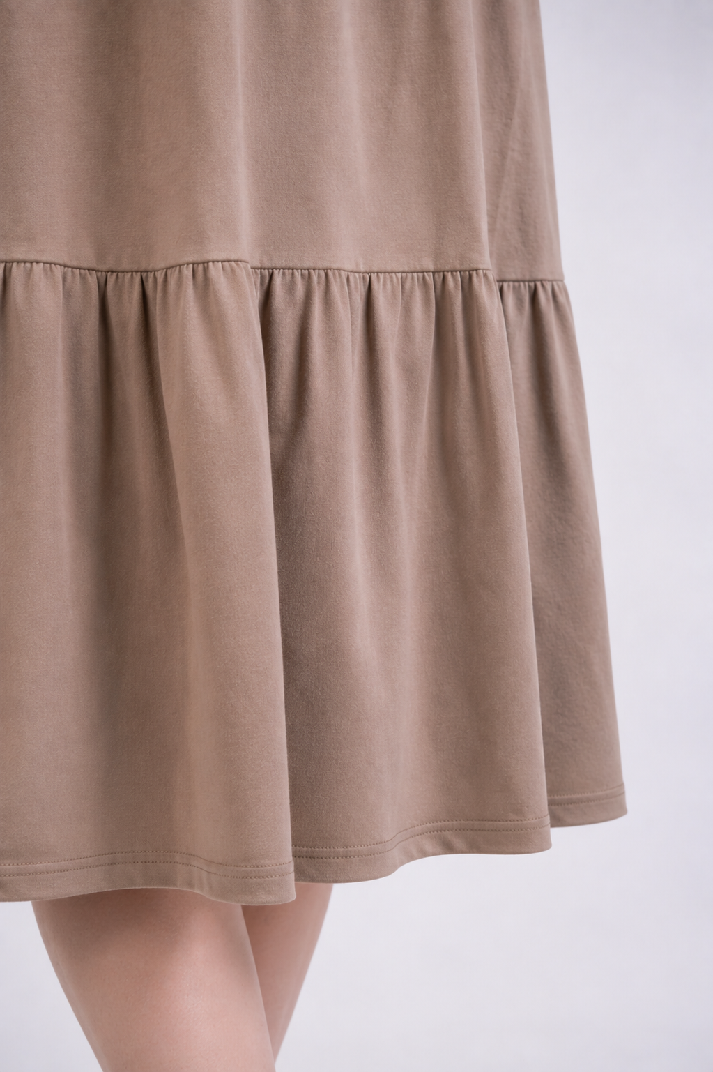 Beige Midi Dress