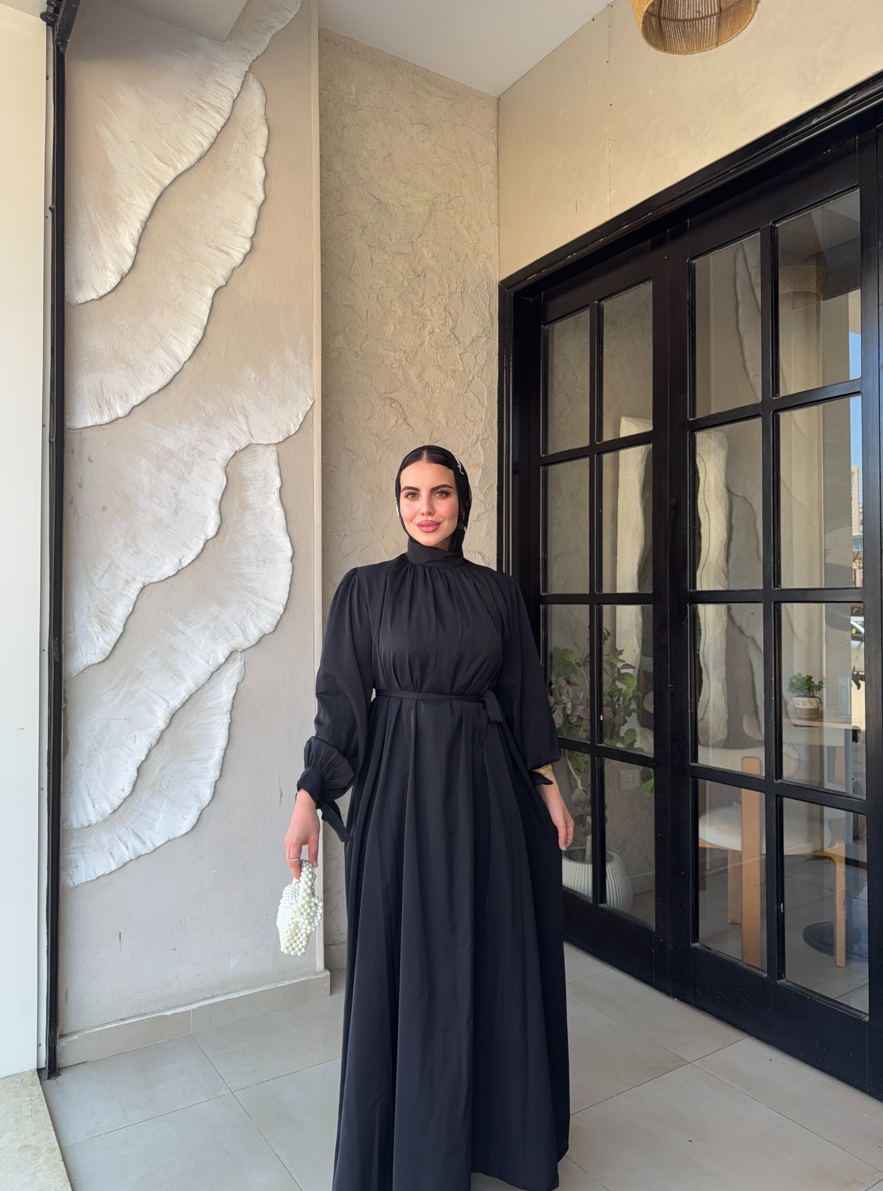 Emerald Grace Maxi Dress | Black