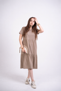 Beige Midi Dress