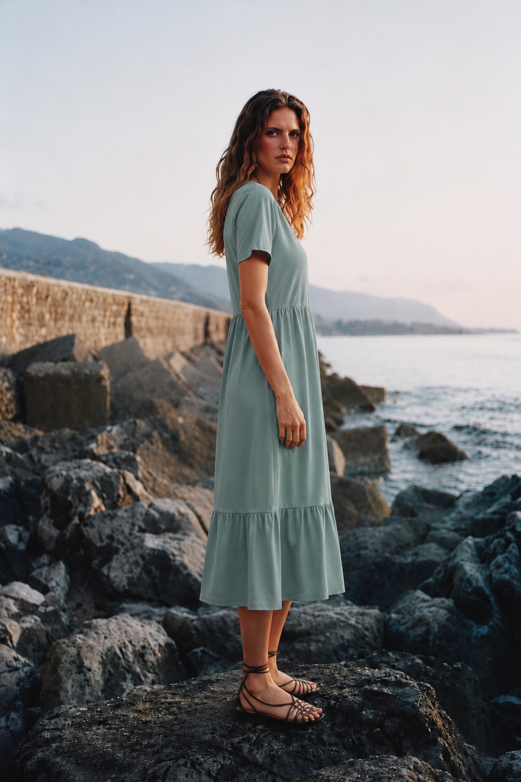 Eucalyptus Midi Dress
