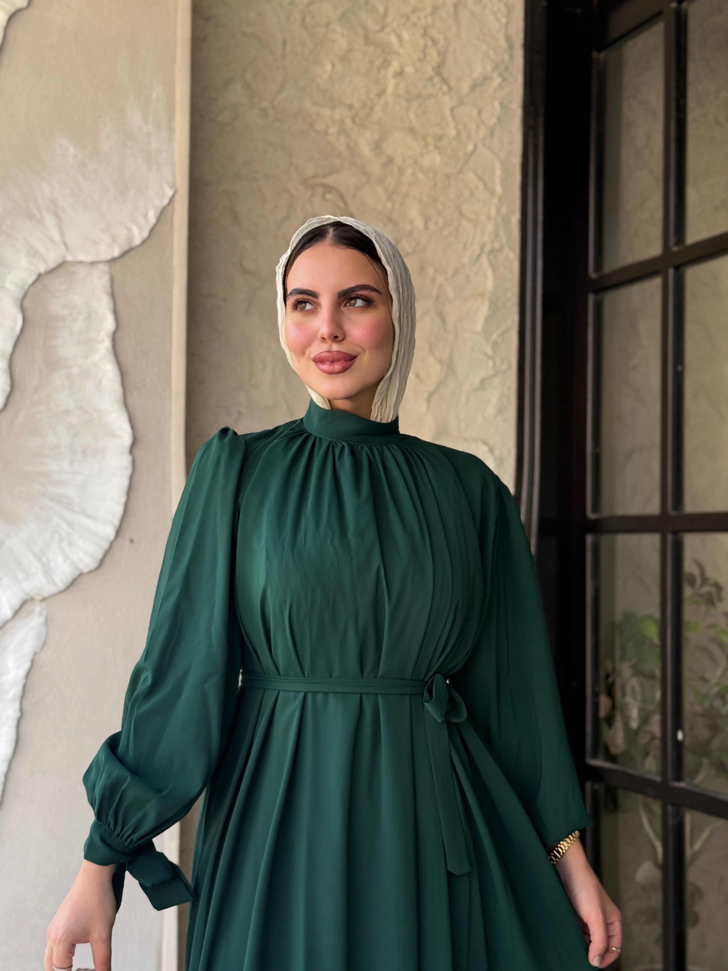 Emerald Grace Maxi Dress | Green