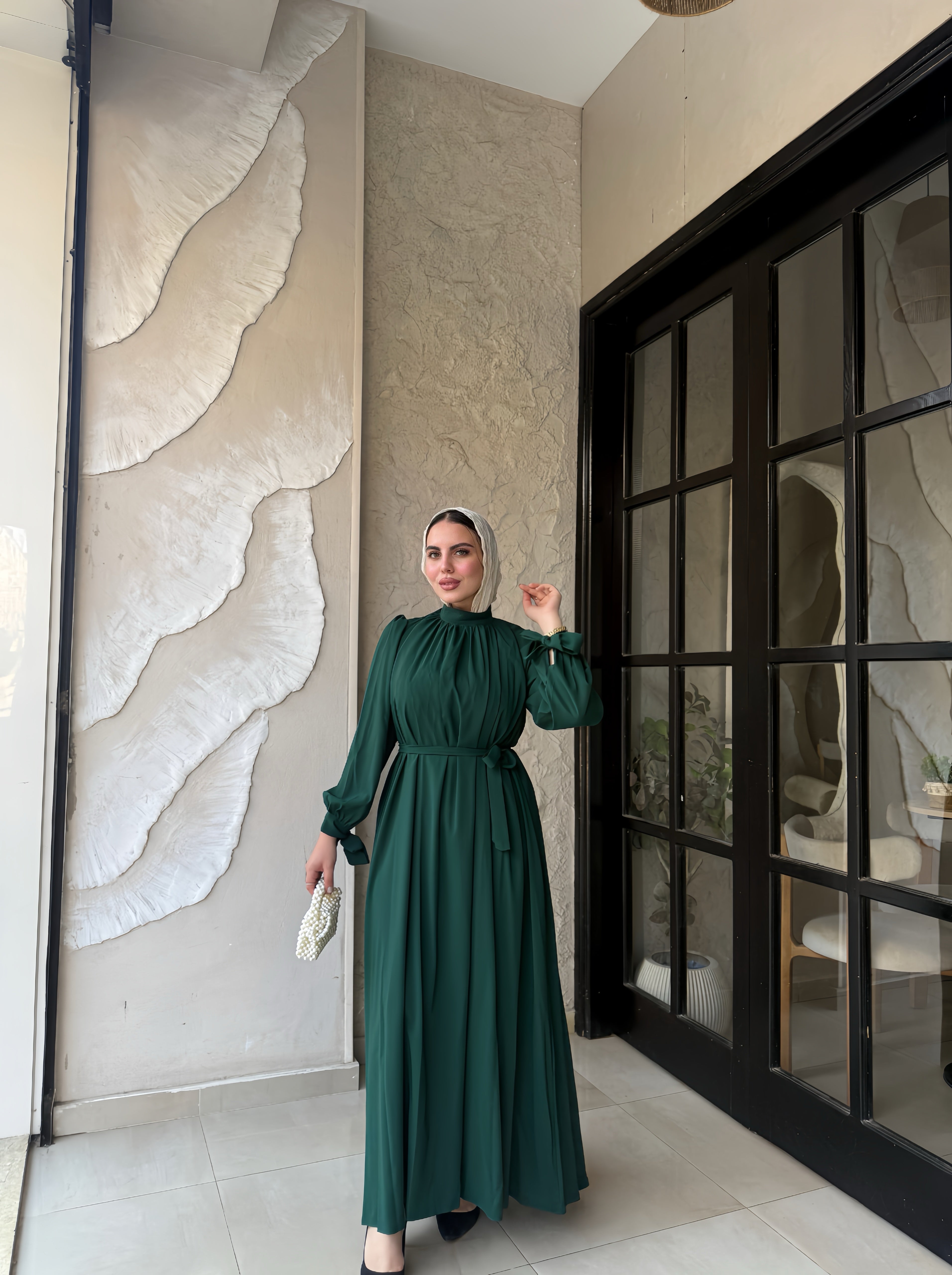 Emerald Grace Maxi Dress | Green