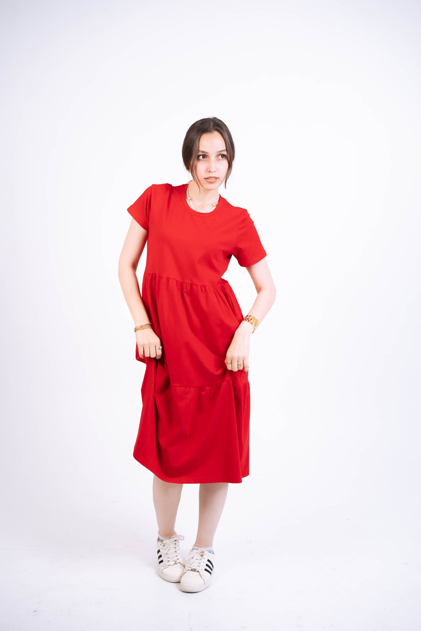 Jersey Midi Dress