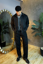 Suede Jacket (Black)
